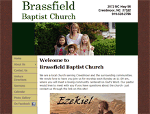 Tablet Screenshot of brassfieldbaptist.com